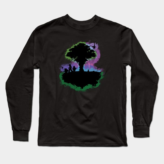 The Secret Long Sleeve T-Shirt by Beanzomatic